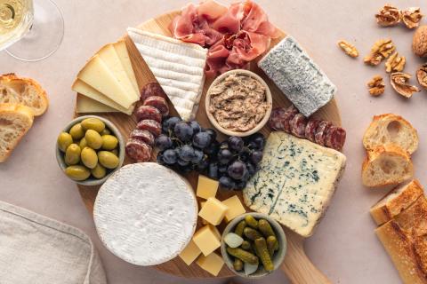 French-Style Cheese and Charcuterie Board 