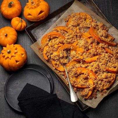 Haloween Pumpkin Crumble