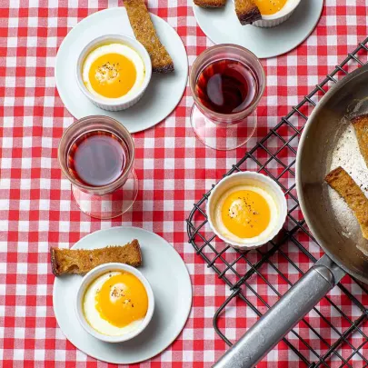 Baked eggs