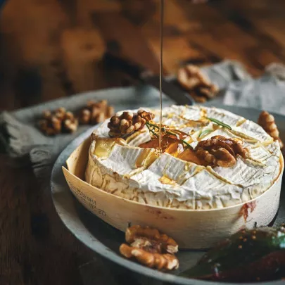 Camembert rôti érable ou miel