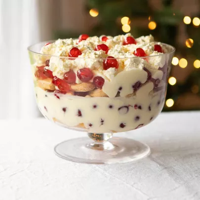 Glace Cherries Triffle