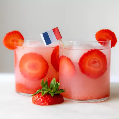 French Pastis & British Strawberries 