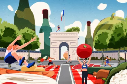 Olympic Games illustration