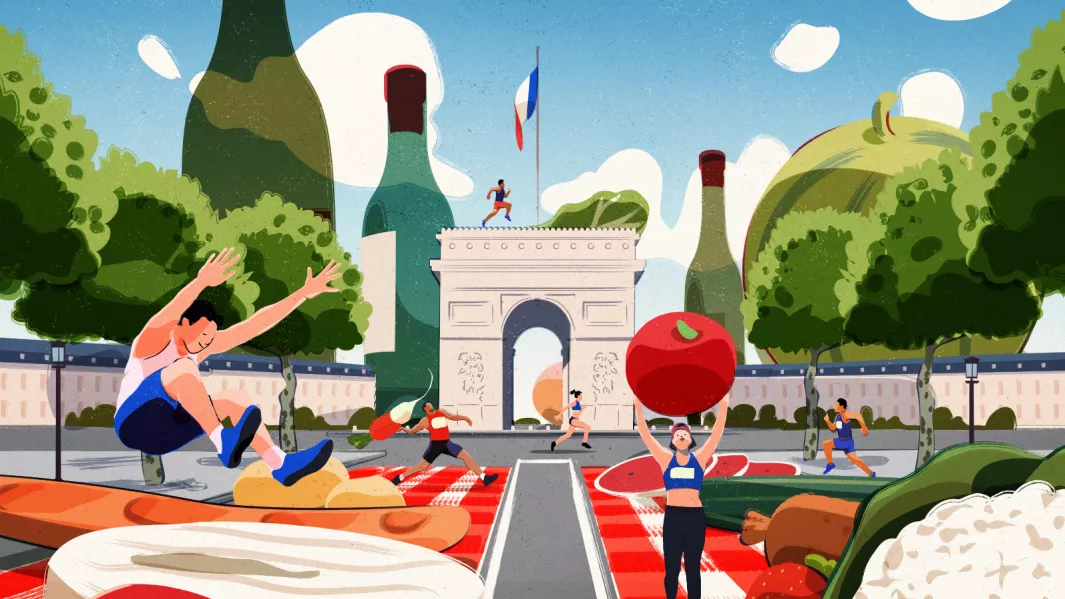 Olympic Games illustration