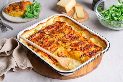 Pumpkin Potato Gratin