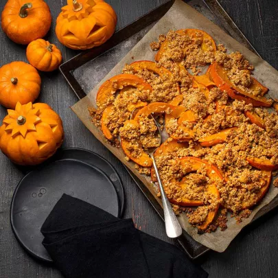 Halloween Pumpkin crumble