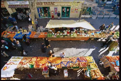 Französischer Wochenmarkt